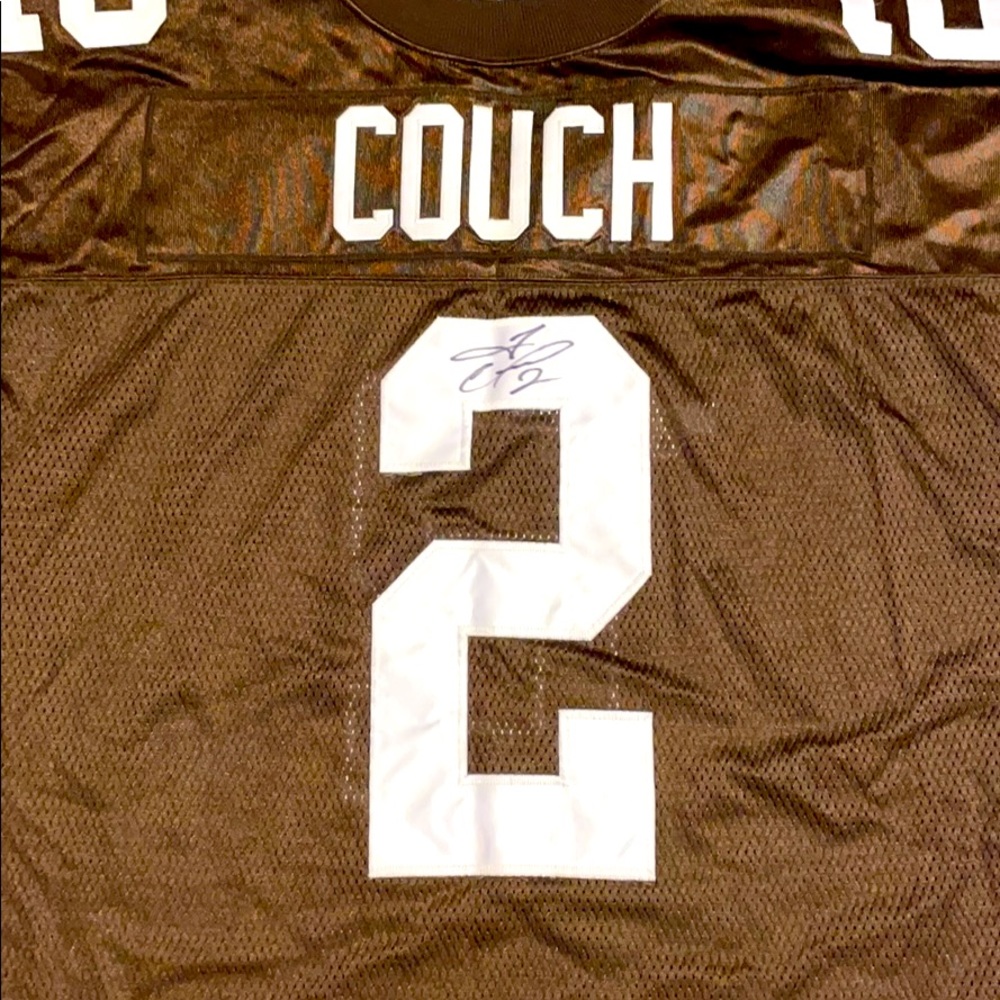 Cleveland browns autographed Tim Couch jersey